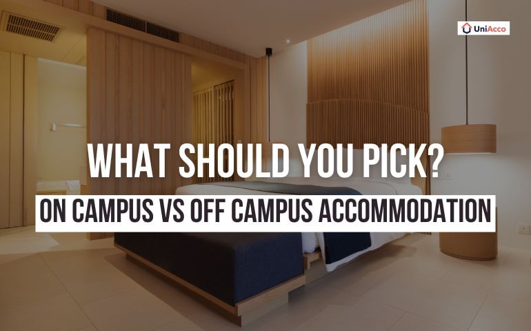 on campus vs off campus accommodation
