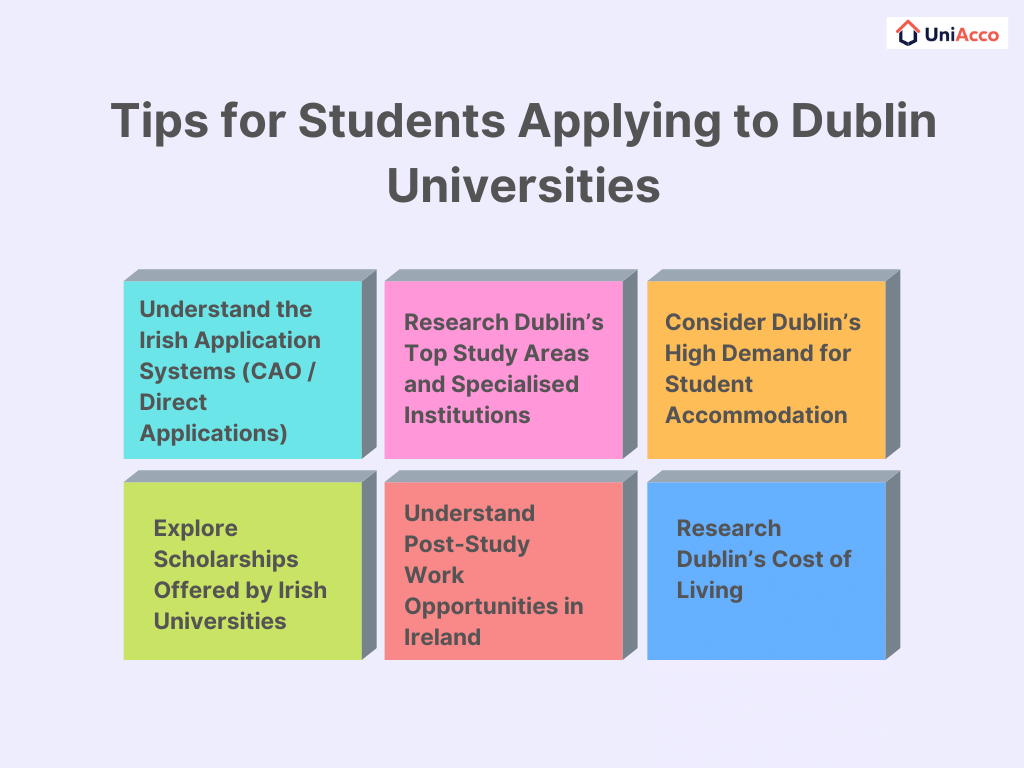 Tips for Students Applying to Dublin Universities