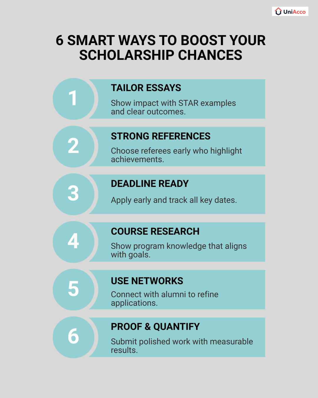 smart ways to boost your scholarship chances
