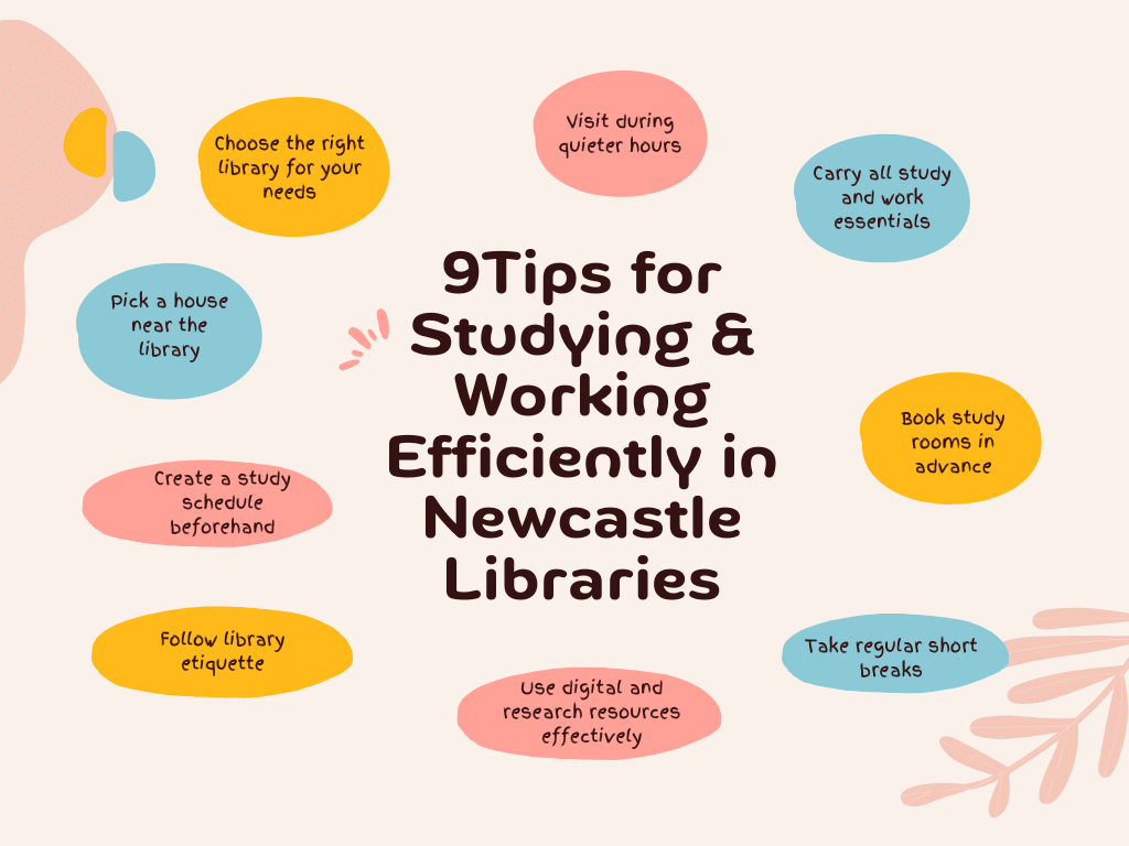 Tips for Studying & Working Efficiently in Newcastle Libraries