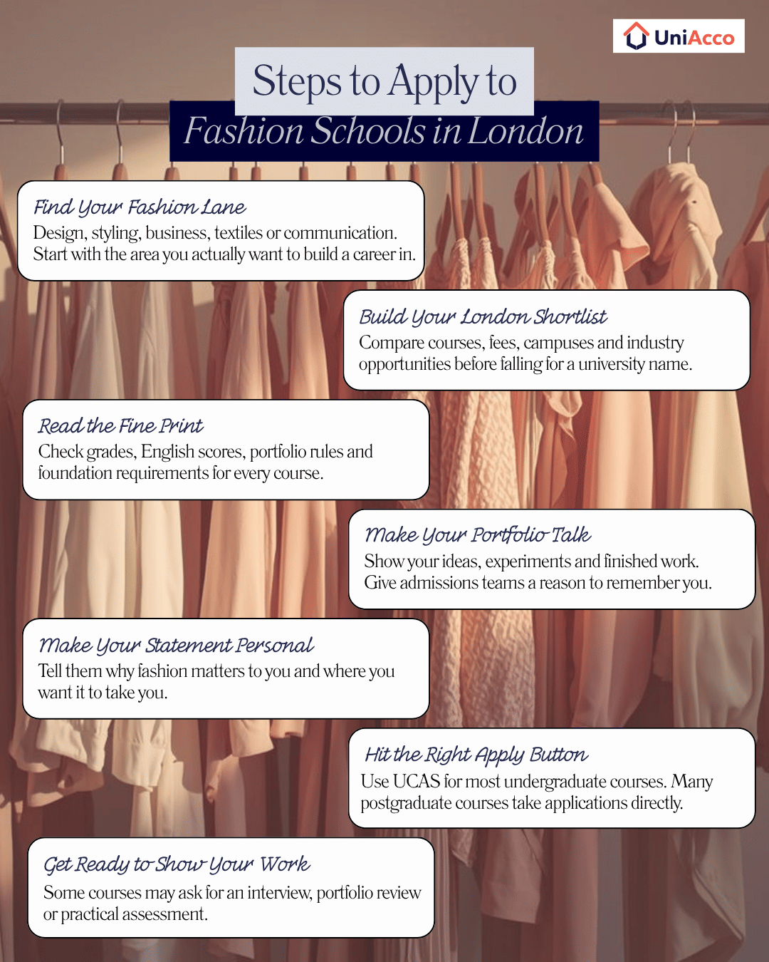 How to Apply to Fashion Schools in London?