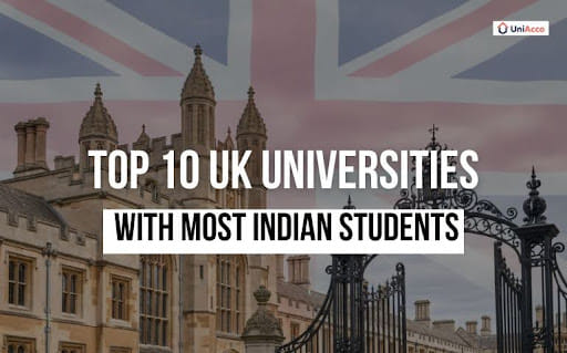 Top 10 UK Universities with the Most Indian Students 