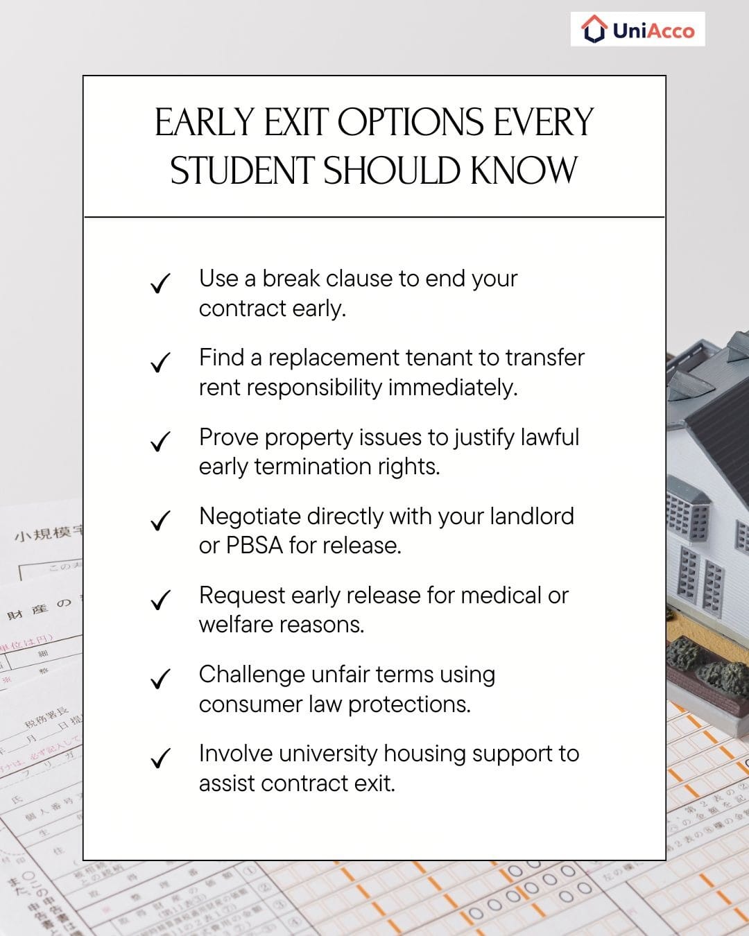 Legal Ways to Exit Your Student Housing Contract