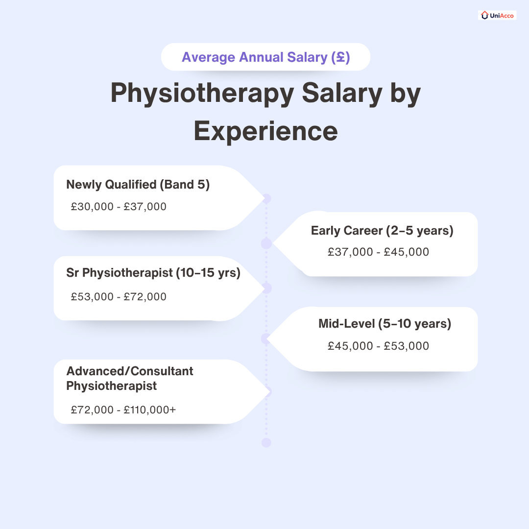 Physiotherapy Salary by Experience