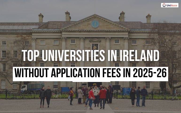 Top Universities In Ireland Without Application Fees In 2025-26
