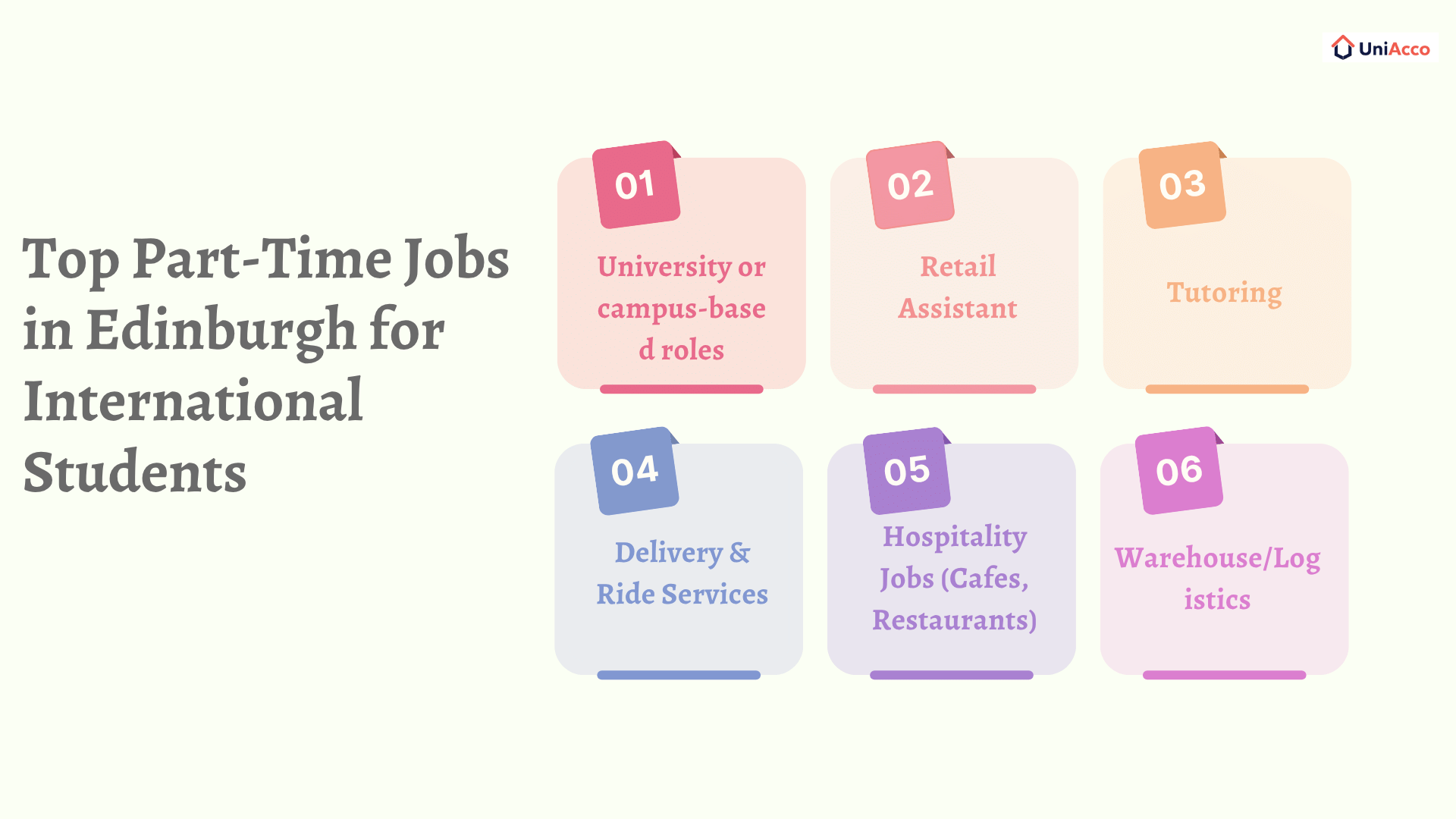 Top Part-Time Jobs in Edinburgh for International Students