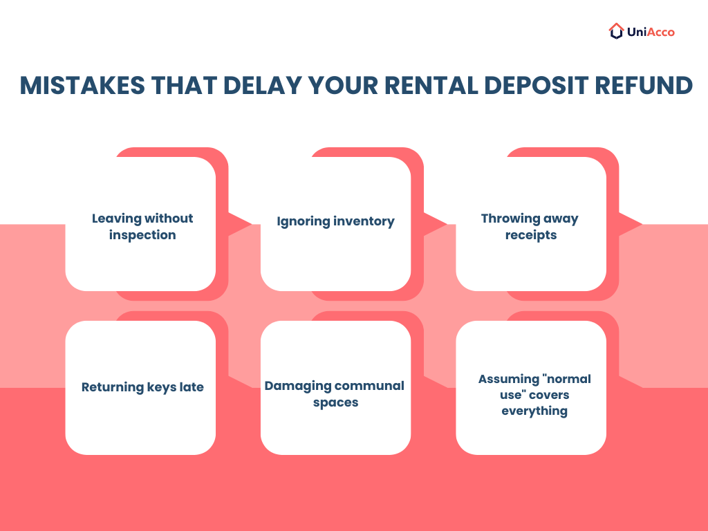 Mistakes That Can Delay Your Student Rental Deposit Refund