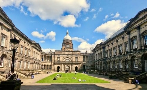 Studying at the University of Edinburgh, Scotland