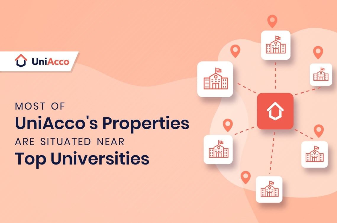 Most Of UniAcco's Properties Are Situated Near Top Universities