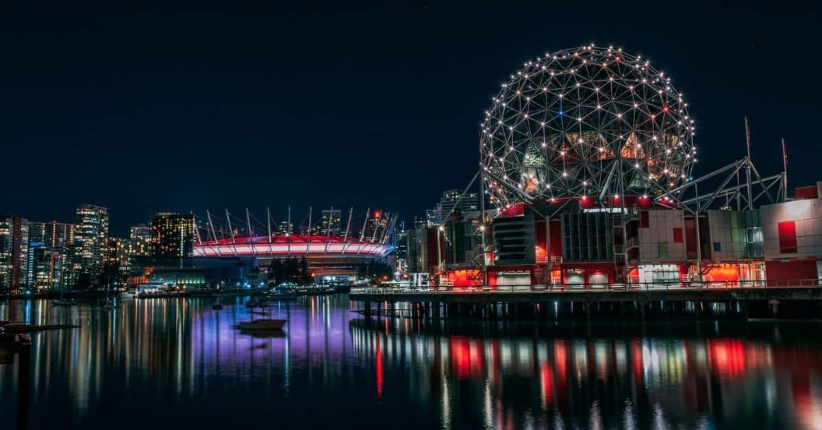 Science World Burnaby Building in Vancouver Canada