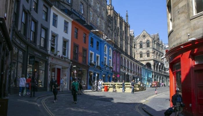Grass Market And Victoria Street