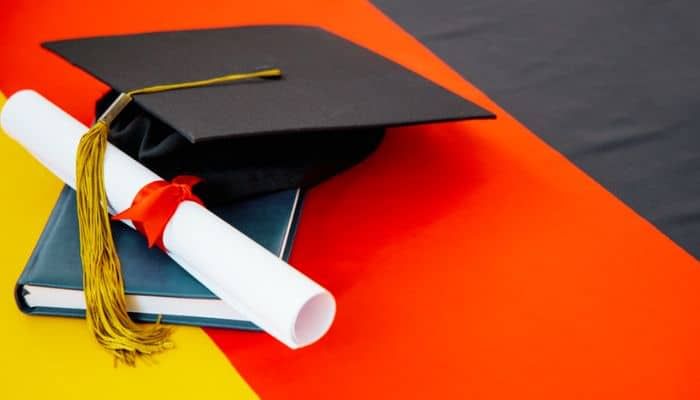 Germany Flag with book