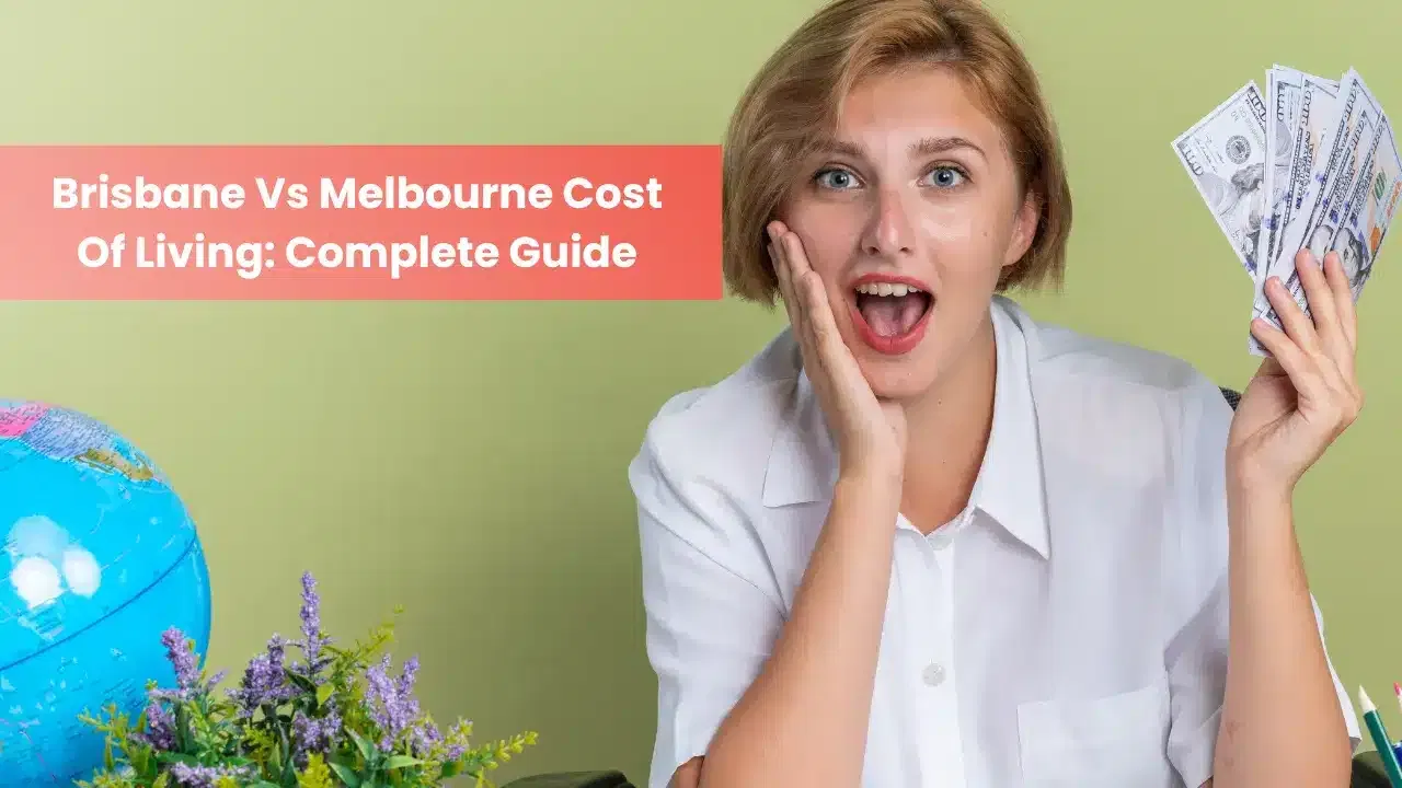 A girl is holding money indicating the Brisbane vs Melbourne cost of living